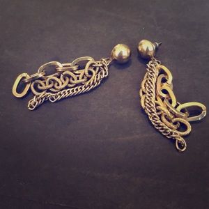 Gold plated earrings